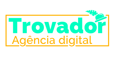 Imagem do logotipo Agência Trovador na horizontal