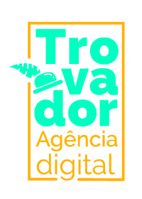 Imagem do logotipo Agência Trovador na vertical